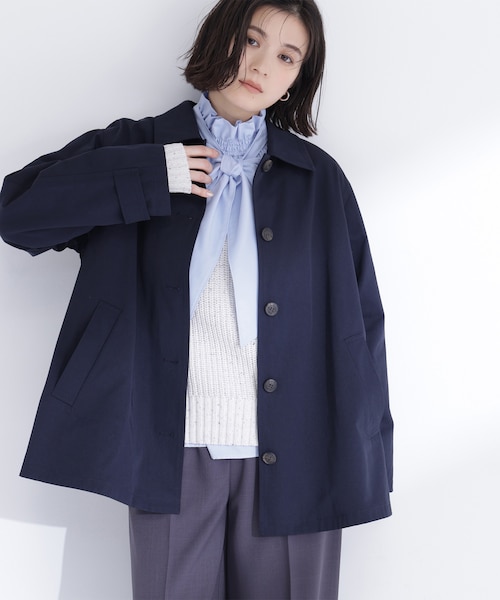 【専用出品】NATURAL BEAUTY BASIC ステンカラーハーフコート ステンカラーハーフコート｜ナチュラルビューティーベーシックの通販