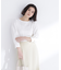 パフスリーブカットソートップス