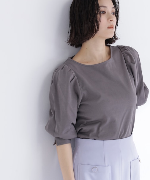 パフスリーブカットソートップス