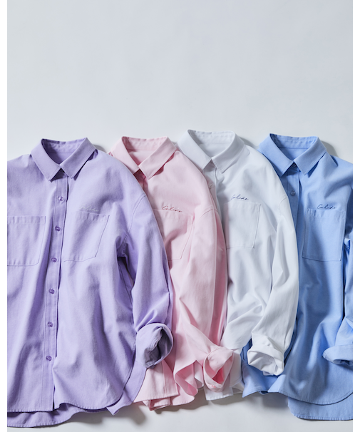 〈N.〉刺繍オックスフォードシャツ