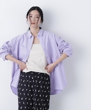 〈N.〉刺繍オックスフォードシャツ