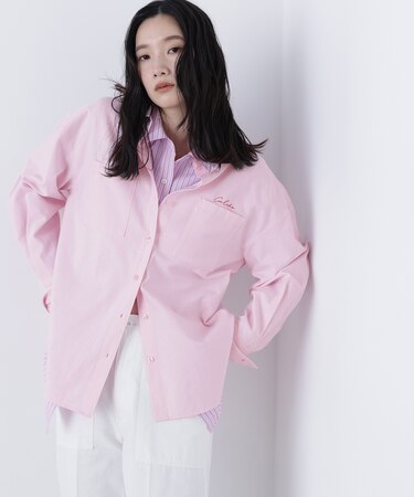 〈N.〉刺繍オックスフォードシャツ