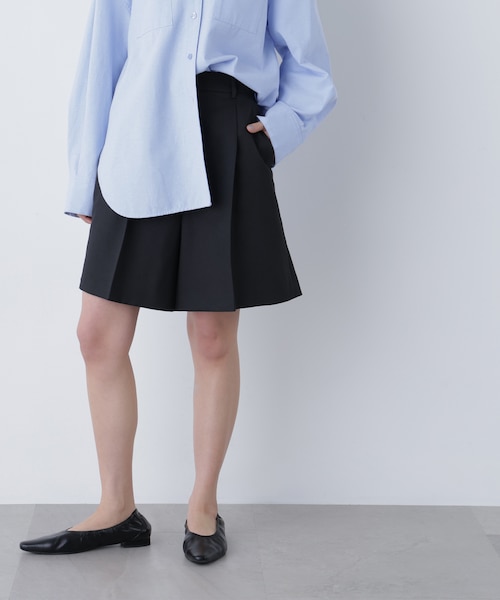 N.〉タックキュロットパンツ｜ナチュラルビューティーベーシックの通販