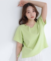 総針ベーシック Vネックニット