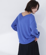 ドライタッチ2wayネックニット