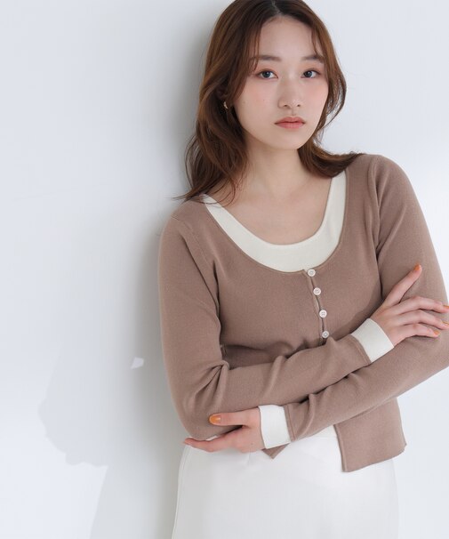 レイヤードライクニット