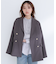 リネンライクダブルブレストボクシージャケット