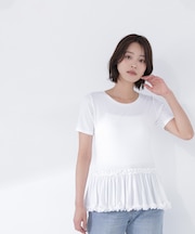 ヘムフリルカットソー