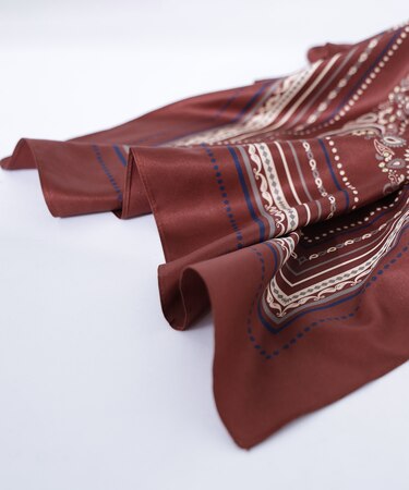 アーバンペイズリーリバーシブルスカーフ