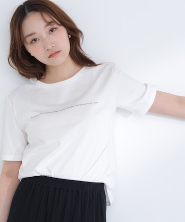 メッセージロゴTシャツ