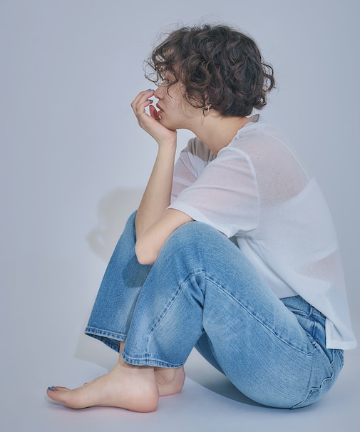 〈N.〉スラブ天竺カットソー半袖