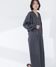 カーデセットナローワンピース