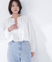 シャーリングブルゾン