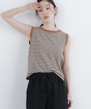 〈N.〉ボーダーカットソー