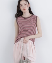 〈N.〉ボーダーカットソー