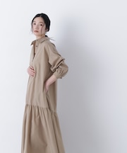 〈N.〉オーバーシャツワンピース