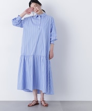 〈N.〉オーバーシャツワンピース