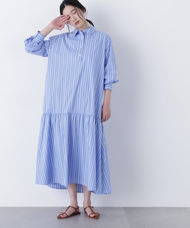 〈N.〉オーバーシャツワンピース