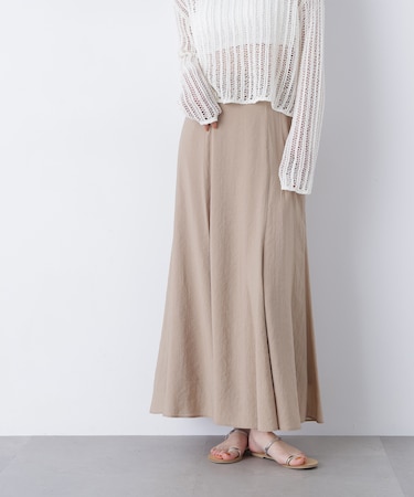 〈N.〉リネンライクナロースカート