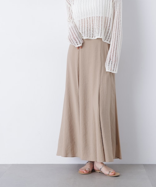 〈N.〉リネンライクナロースカート