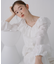 〈N.〉 エンブロイダリーフリルブラウス