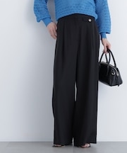 〈N.〉シンチバックワイドパンツ
