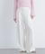 〈N.〉シンチバックワイドパンツ