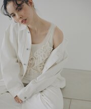 〈N.〉バテンレースビスチェ