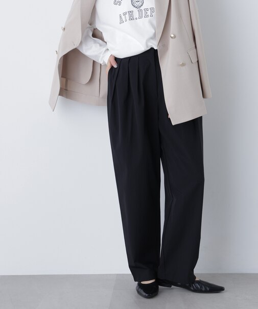 〈N.〉ナイロンタックパンツ