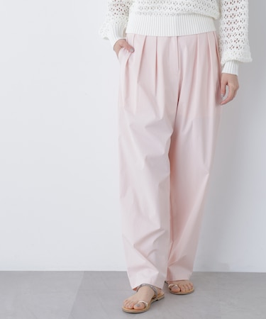 〈N.〉ナイロンタックパンツ