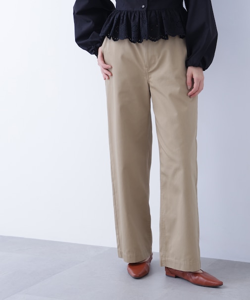 〈N.〉 ベーシックチノパンツ