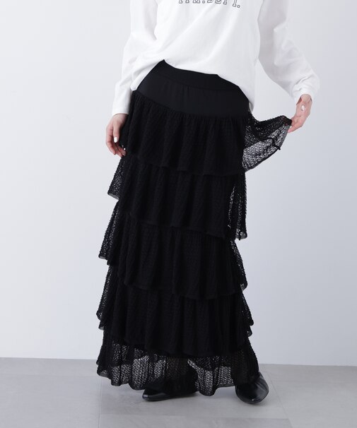 〈N.〉ティアードニットスカート