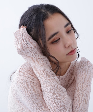 〈N.〉 レースカットソー