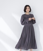 ラッフルデザインワンピース