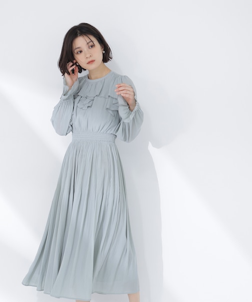 ラッフルデザインワンピース