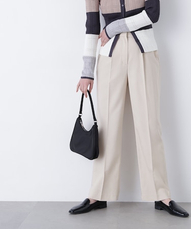 〈N.〉ストレッチタックパンツ