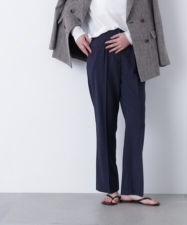 〈N.〉ストレッチタックパンツ