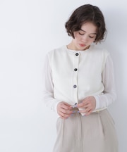 〈N.〉コンパクトニットベスト