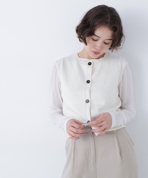 〈N.〉コンパクトニットベスト