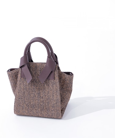 PPリボンハンドルトートバッグ