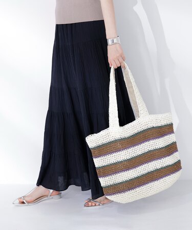 ミックスボーダーペーパートートバッグ