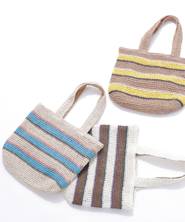 ミックスボーダーペーパートートバッグ