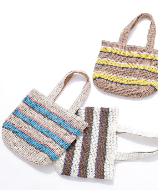 ミックスボーダーペーパートートバッグ