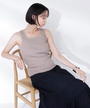 前後2wayニットタンク