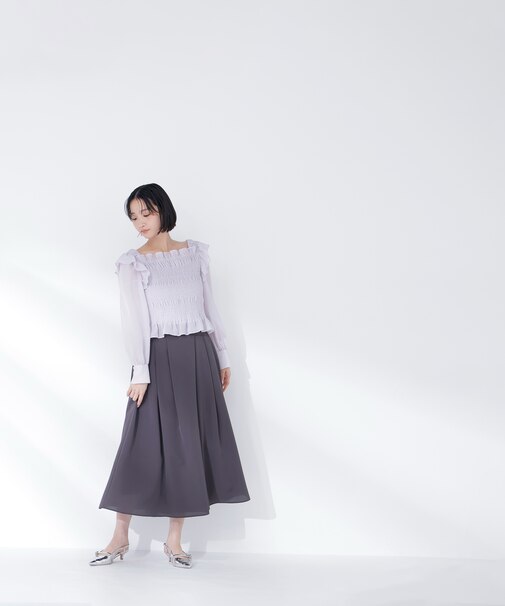 スカートライクワイドパンツ