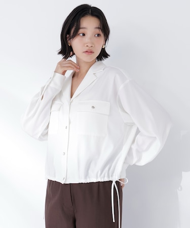 ショートシャツブルゾン