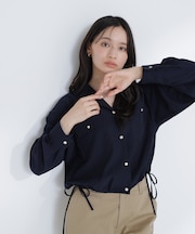 ショートシャツブルゾン