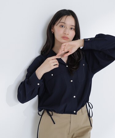 ショートシャツブルゾン