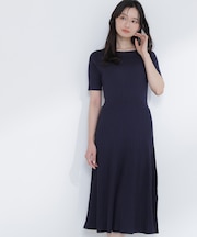 アイレットフレアニットワンピース