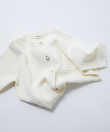 アソートボタンニットジャケット